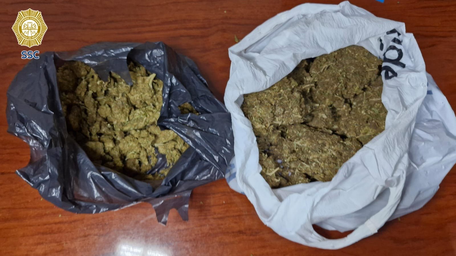 Cateos en Tláhuac realizados por autoridades de seguridad permitieron asegurar droga, un arma de fuego y detener a dos personas.