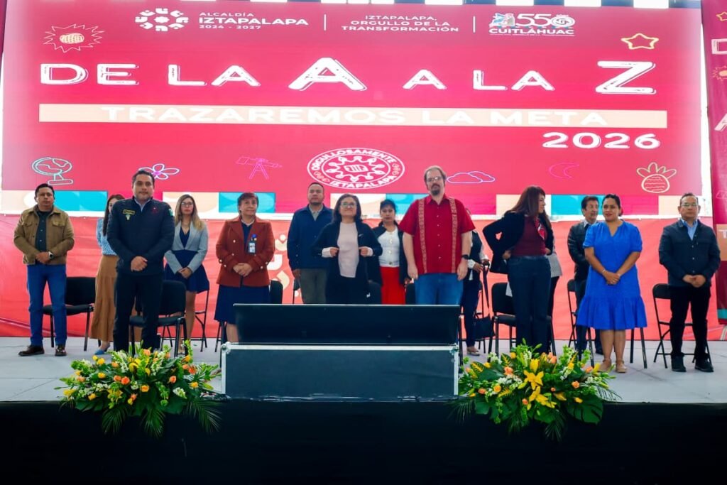 Presentación del programa De la A a la Z Trazaremos la Meta para mejorar escuelas en Iztapalapa