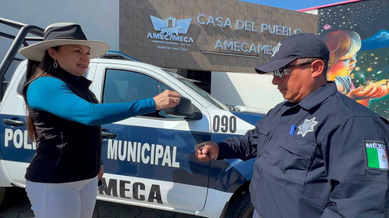 Seguridad en Amecameca con nuevas patrullas y dron de alta tecnología operado desde el C2