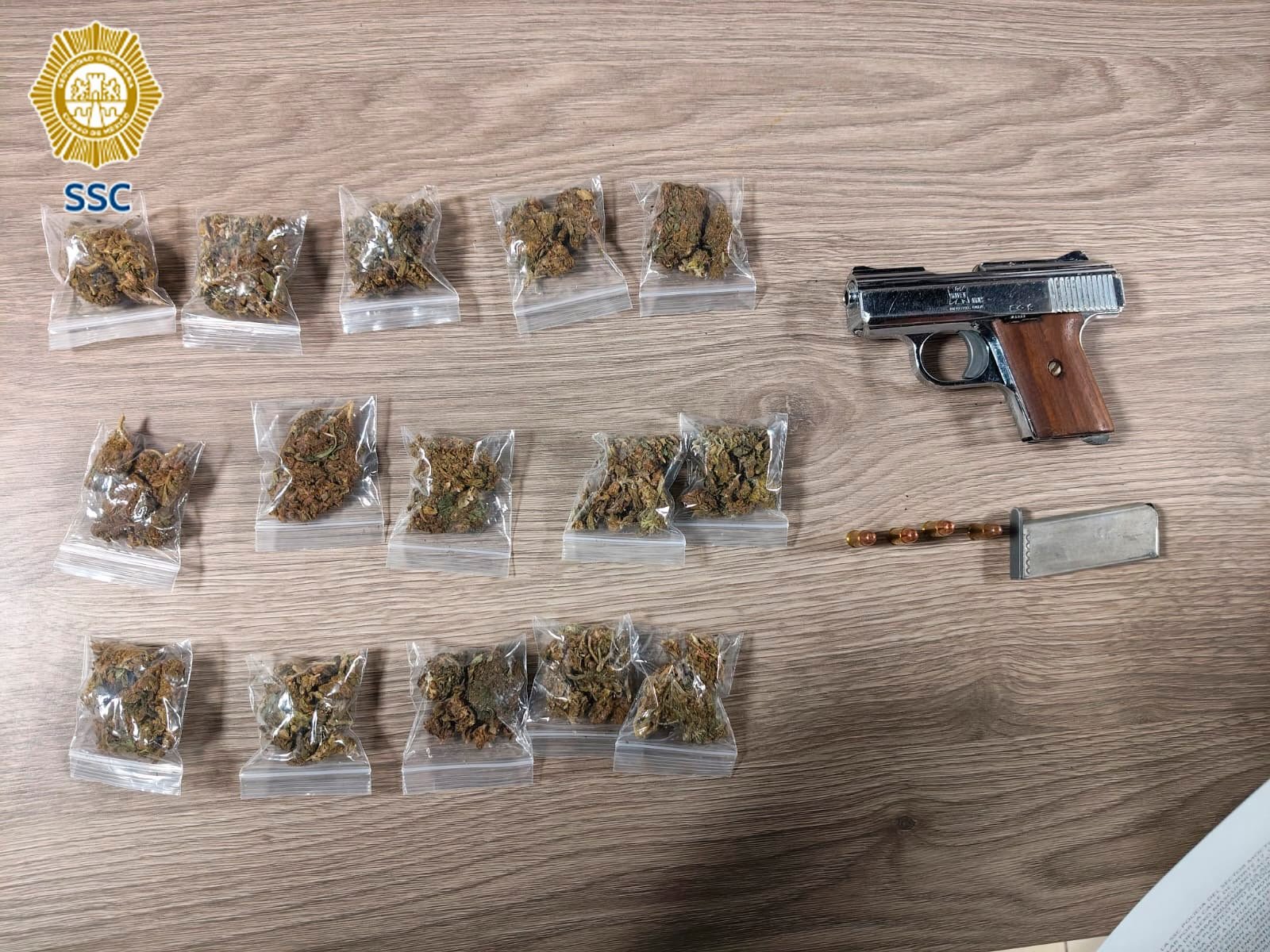 Detención por arma de fuego en Venustiano Carranza durante operativo de la SSC
