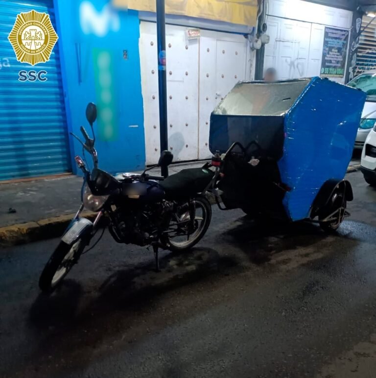 ssc detiene a hombre por robo de mototaxi en iztapalapa
