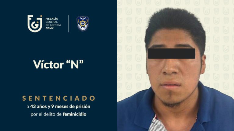 Feminicidio en Tlalpan investigado por la Fiscalía CDMX que derivó en una sentencia de más de 43 años de prisión