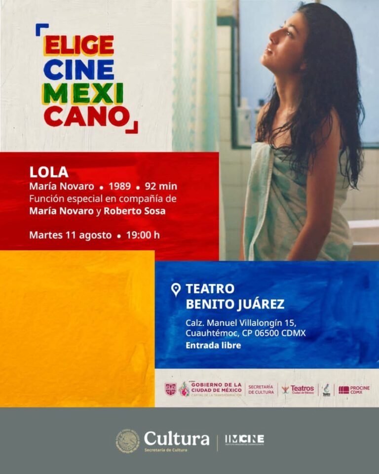 Día Nacional del Cine Mexicano celebrado con una función especial de la película “Lola” en el Teatro Benito Juárez.