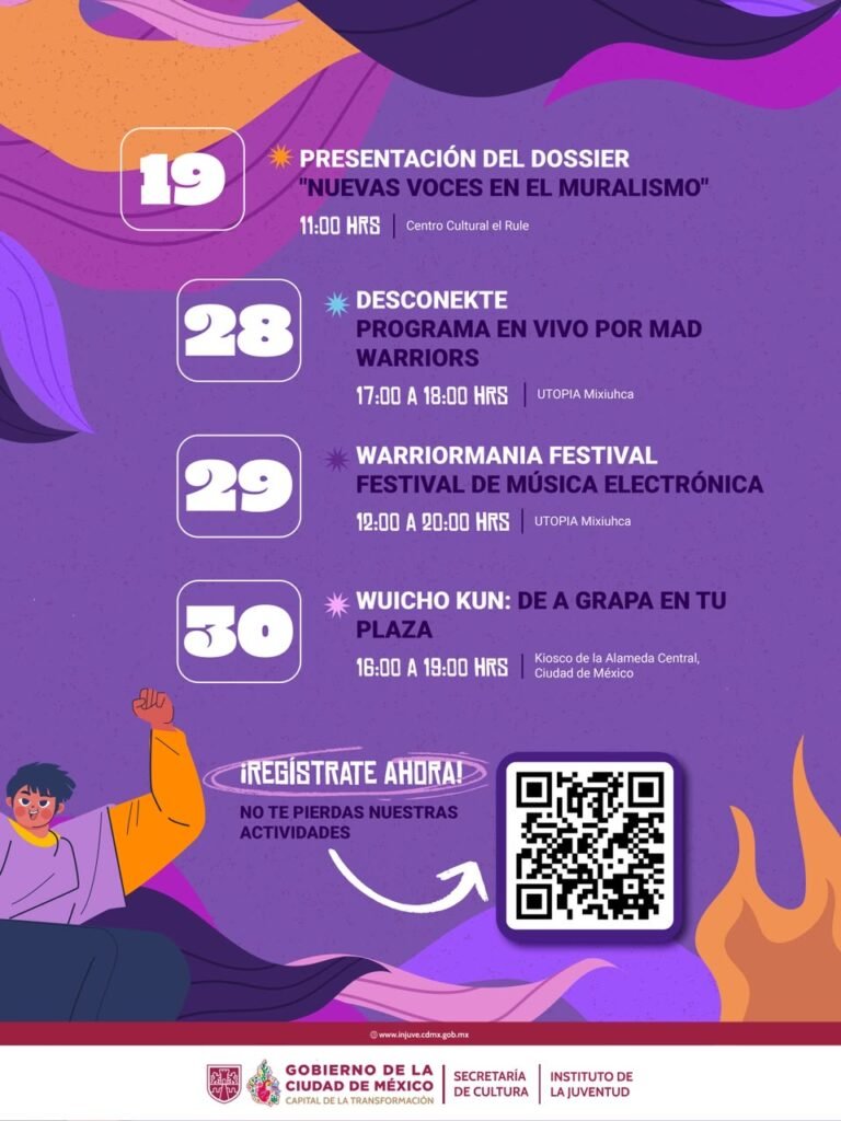 actividades del mes de las juventudes cdmx 2026