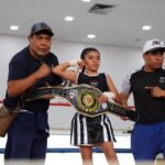 Participantes del torneo Futuros Campeones Álvaro Obregón en el ring.