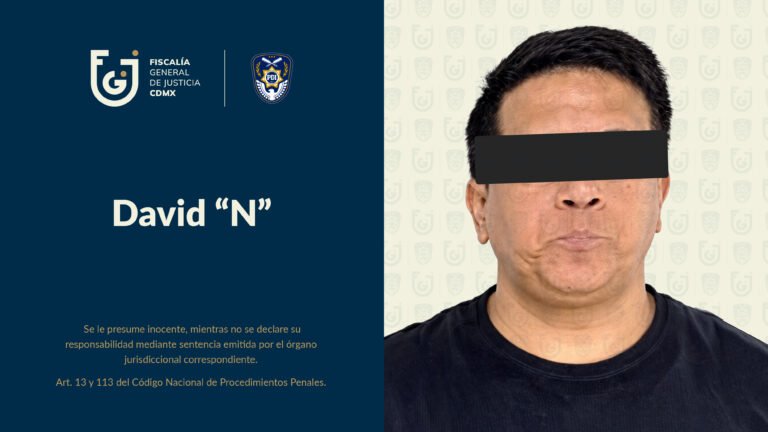 Extorsión agravada continuada investigada por la Fiscalía CDMX con detención de presunto responsable
