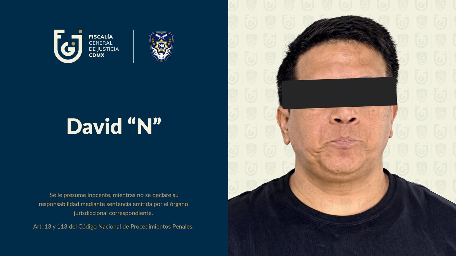 Extorsión agravada continuada investigada por la Fiscalía CDMX con detención de presunto responsable
