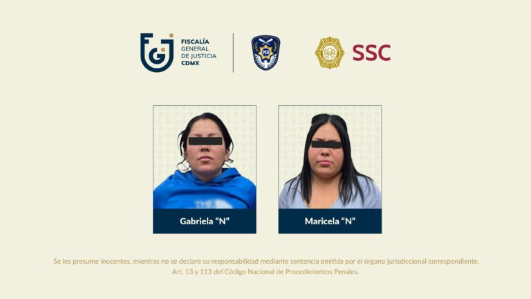 Vinculación a proceso por narcomenudeo contra dos mujeres detenidas en la colonia Morelos de Ciudad de México