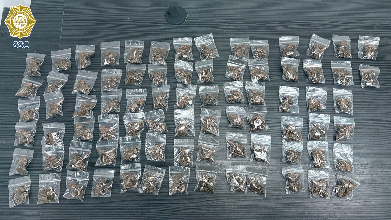 Detenidos con droga en La Merced durante operativo de la SSC en la alcaldía Cuauhtémoc