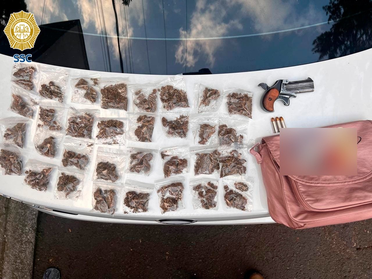 detención en Coyoacán por arma y droga SSC 2026