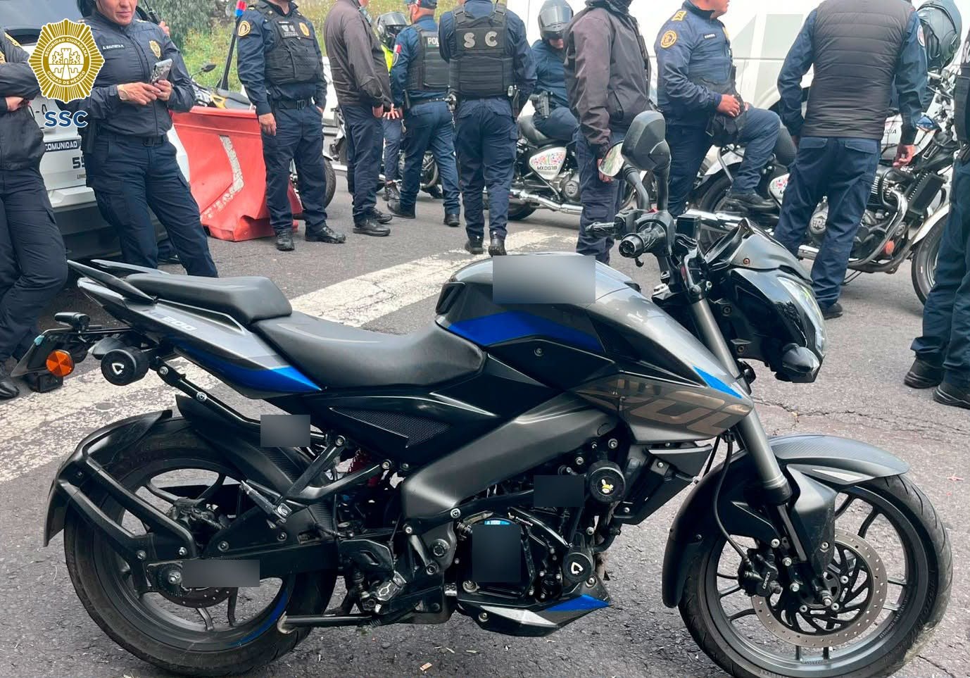 Robo de motocicleta en CDMX termina con dos detenidos tras operativo de la SSC