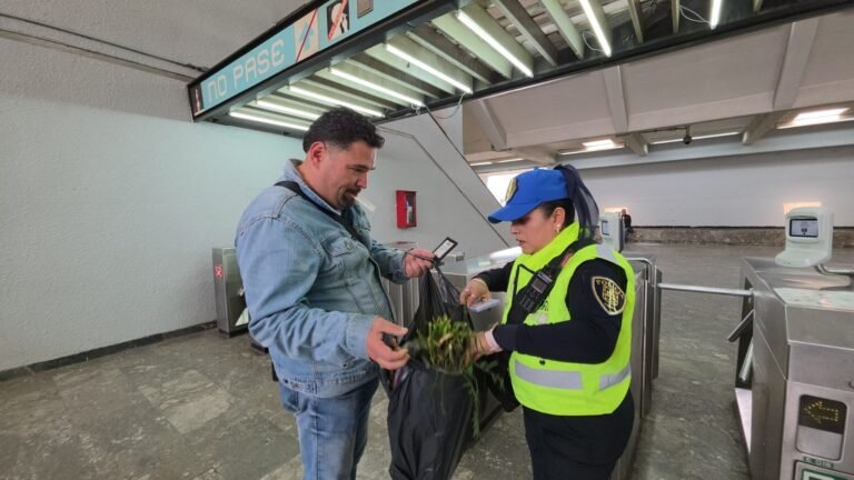 Operativo Cero Pirotecnia en el Metro