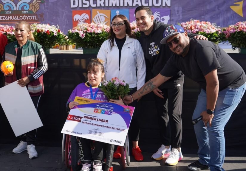 Participantes de la Carrera con Causa 2026 en Nezahualcóyotl en apoyo al CRIT Neza