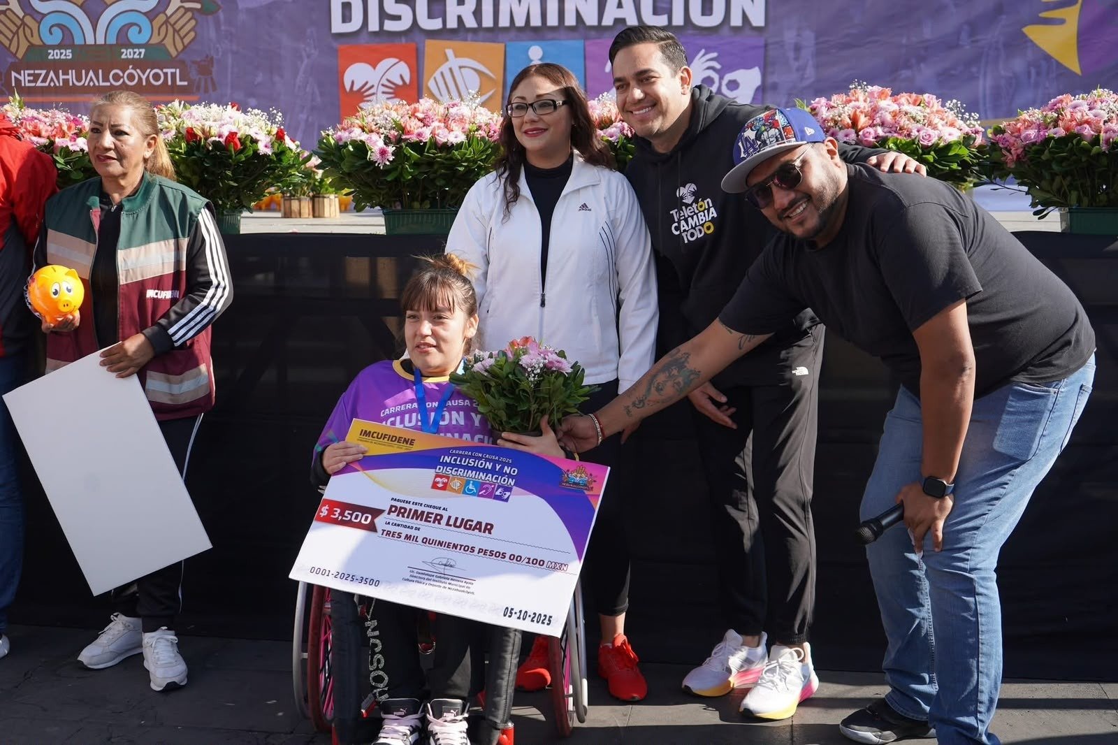 Participantes de la Carrera con Causa 2026 en Nezahualcóyotl en apoyo al CRIT Neza