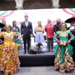 Operativo de seguridad para el Grito de Independencia en el Zócalo de la Ciudad de México