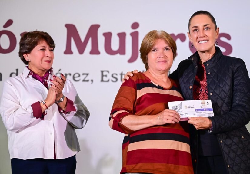 Programas de bienestar en el Estado de México anunciados por Claudia Sheinbaum y Delfina Gómez