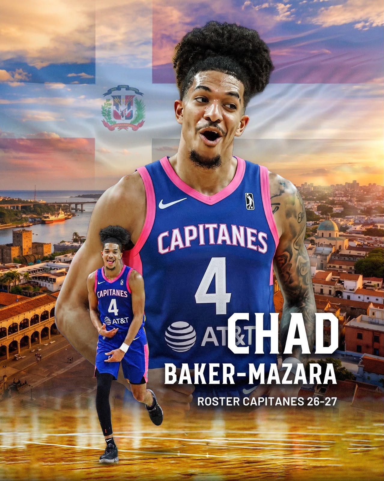 Chad Baker-Mazara en Capitanes como primer refuerzo para la temporada 2026-27