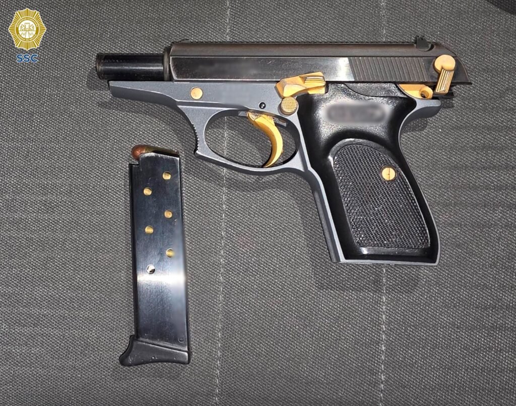 Detenidos por asalto en Cuauhtémoc durante operativo de la SSC en Peralvillo con aseguramiento de armas de fuego