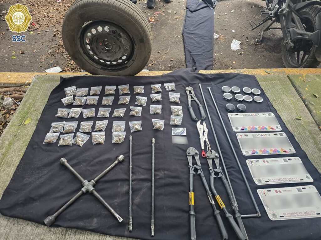 Robo de autopartes investigado por la SSC con detención de sospechoso en Azcapotzalco