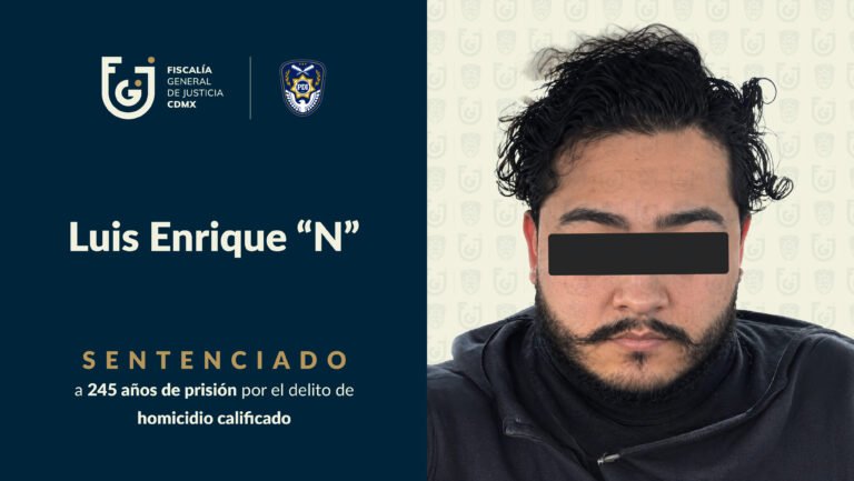 sentencia de 245 años obtenida por la Fiscalía CDMX por homicidio múltiple en Coyoacán