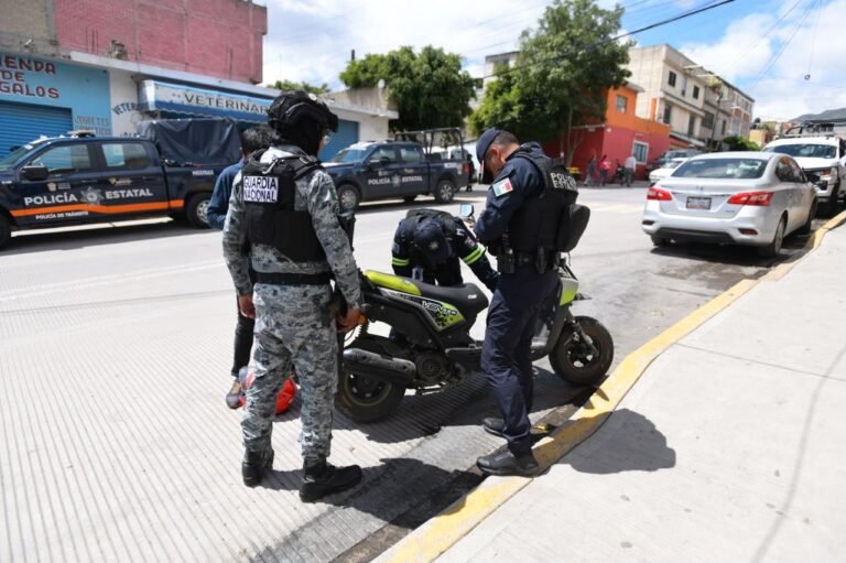 Operativo Otomí durante acciones de seguridad en el Estado de México