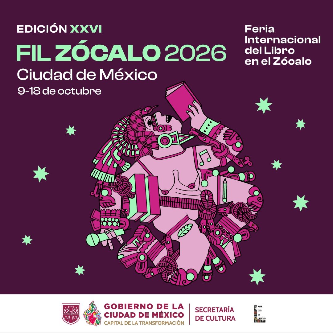 Feria Internacional del Libro del Zócalo con editoriales y actividades culturales en Ciudad de México