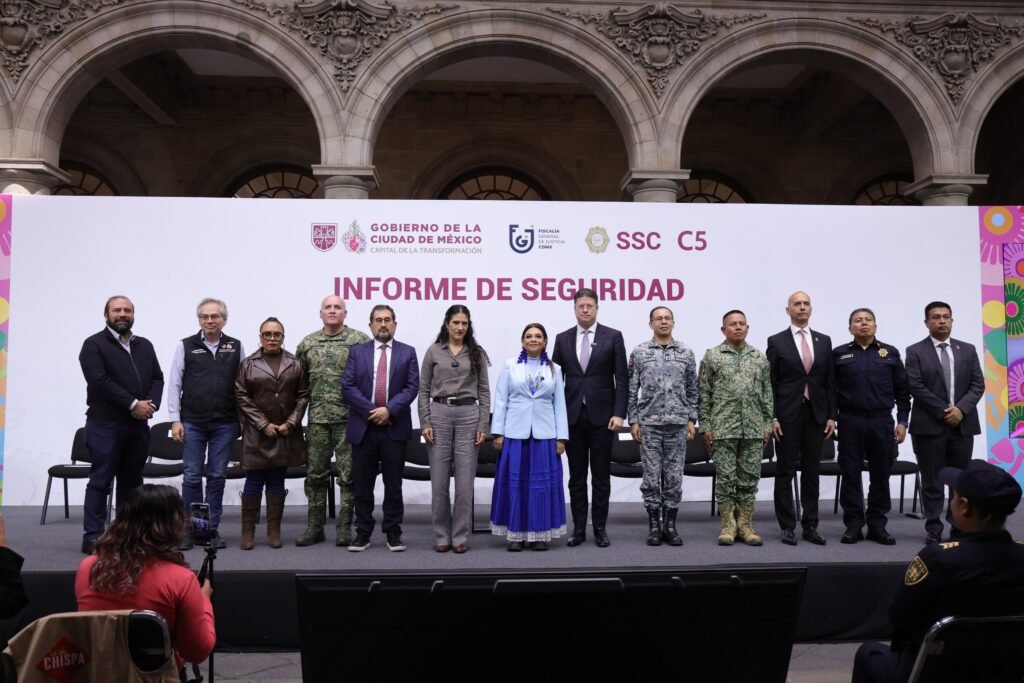 percepción de seguridad en CDMX durante presentación de resultados del gobierno capitalino