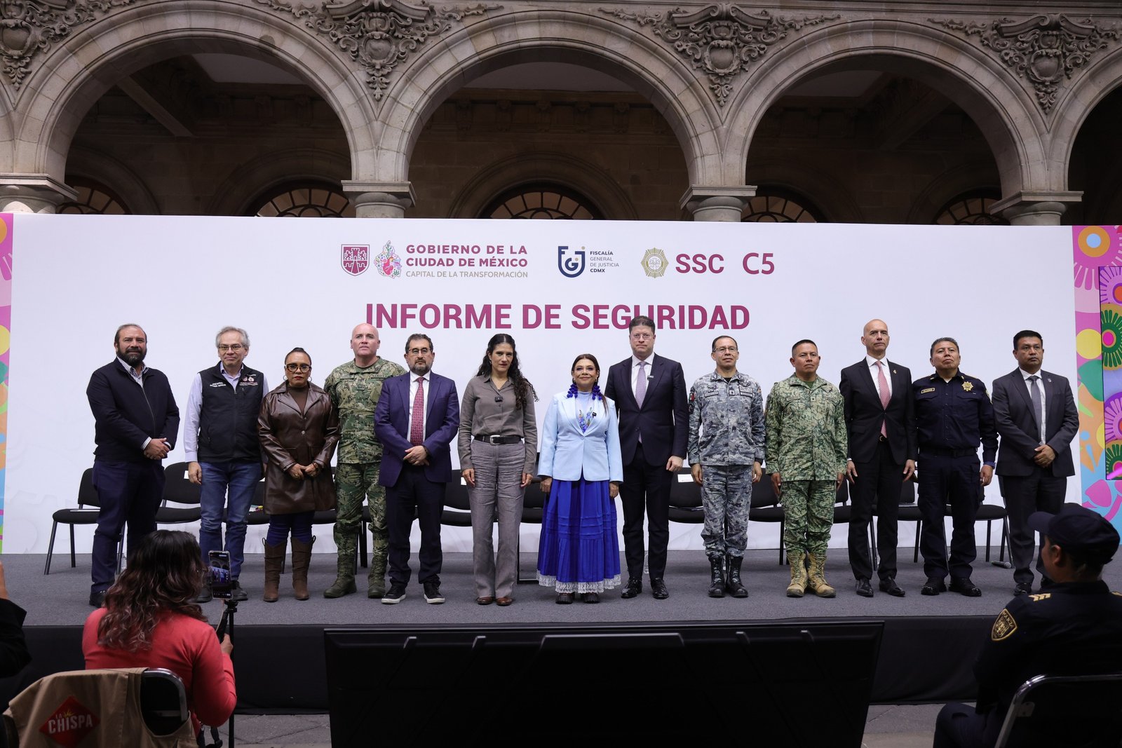 percepción de seguridad en CDMX durante presentación de resultados del gobierno capitalino
