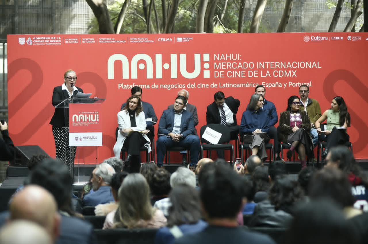NAHUI Mercado Internacional de Cine durante su inauguración en Ciudad de México